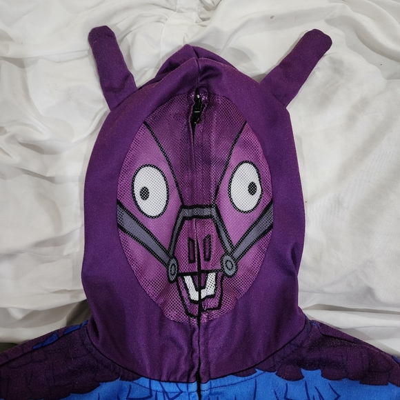 Fortnite Supply Llama Hoodie Zip Front Fleece Sweatshirt Jacket Size L - Picture 8 of 16